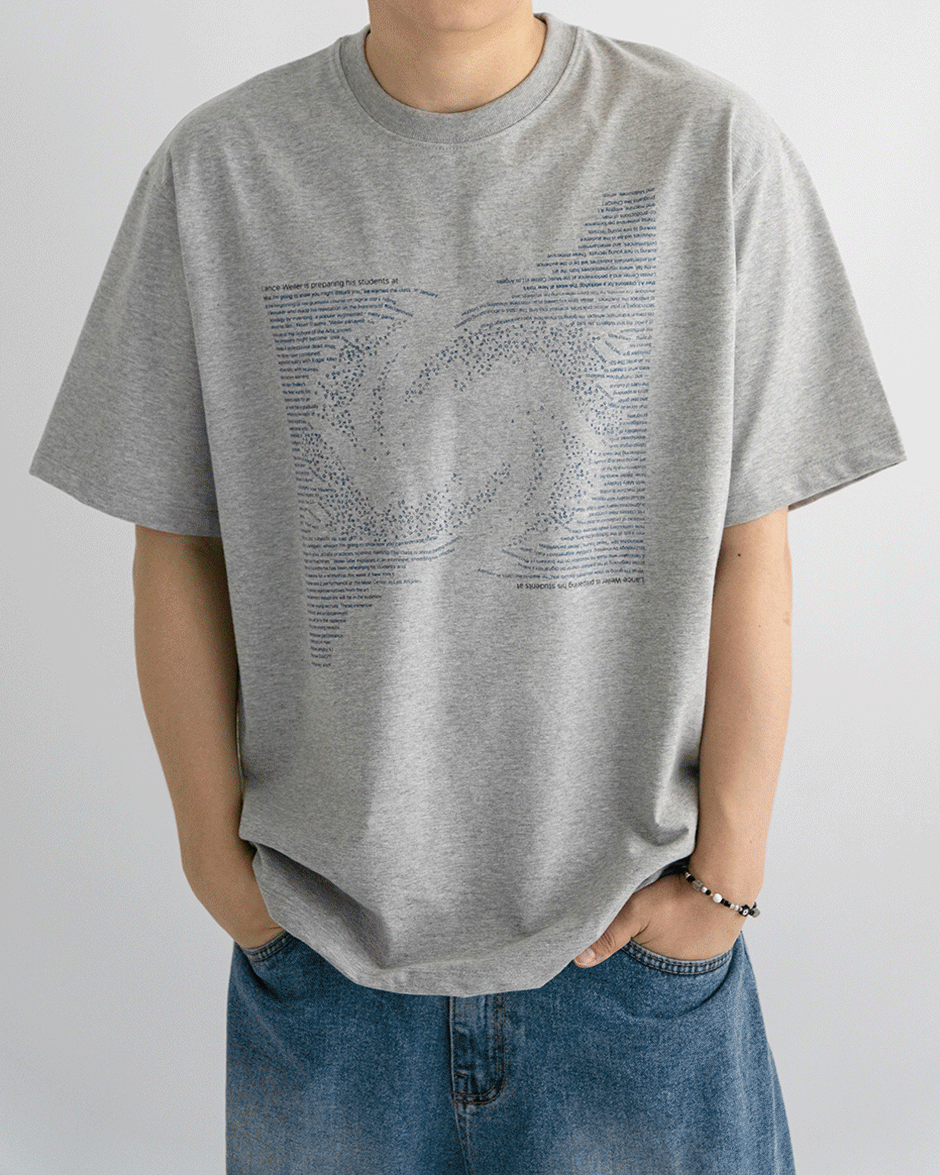 Twist wave T-shirt (4C)