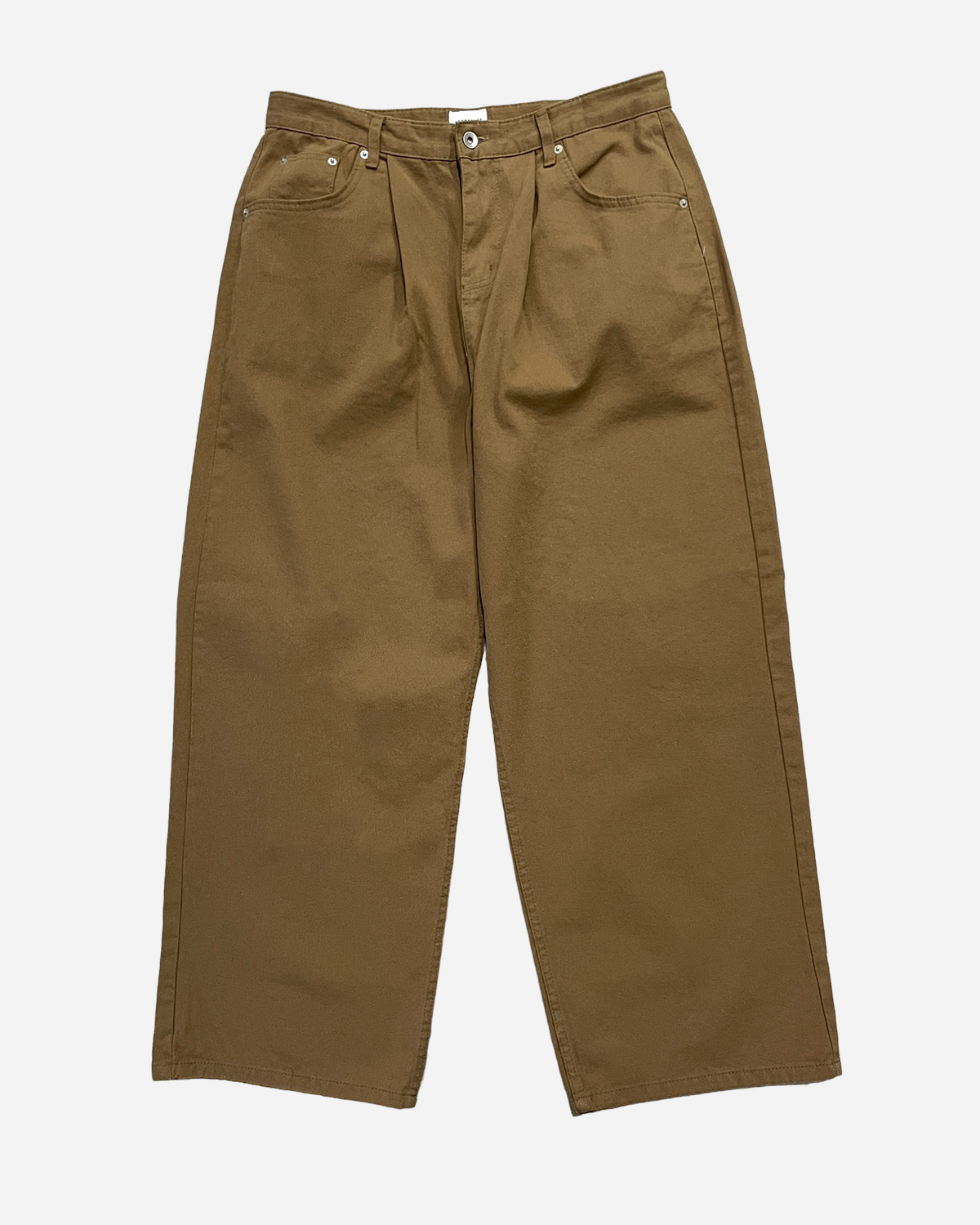 Wide pintuck cotton pants (3C)