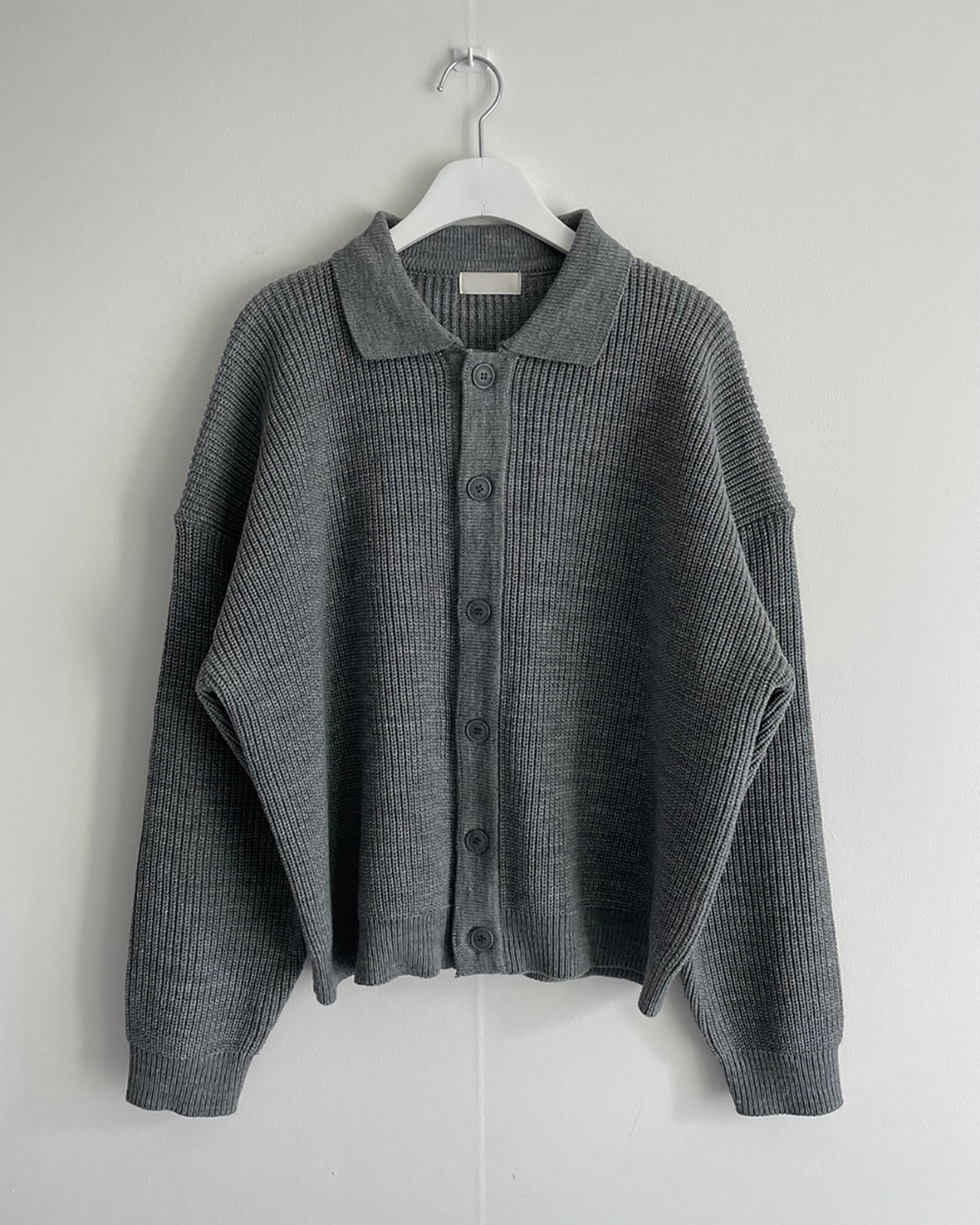 Collar knit cardigan (4C)