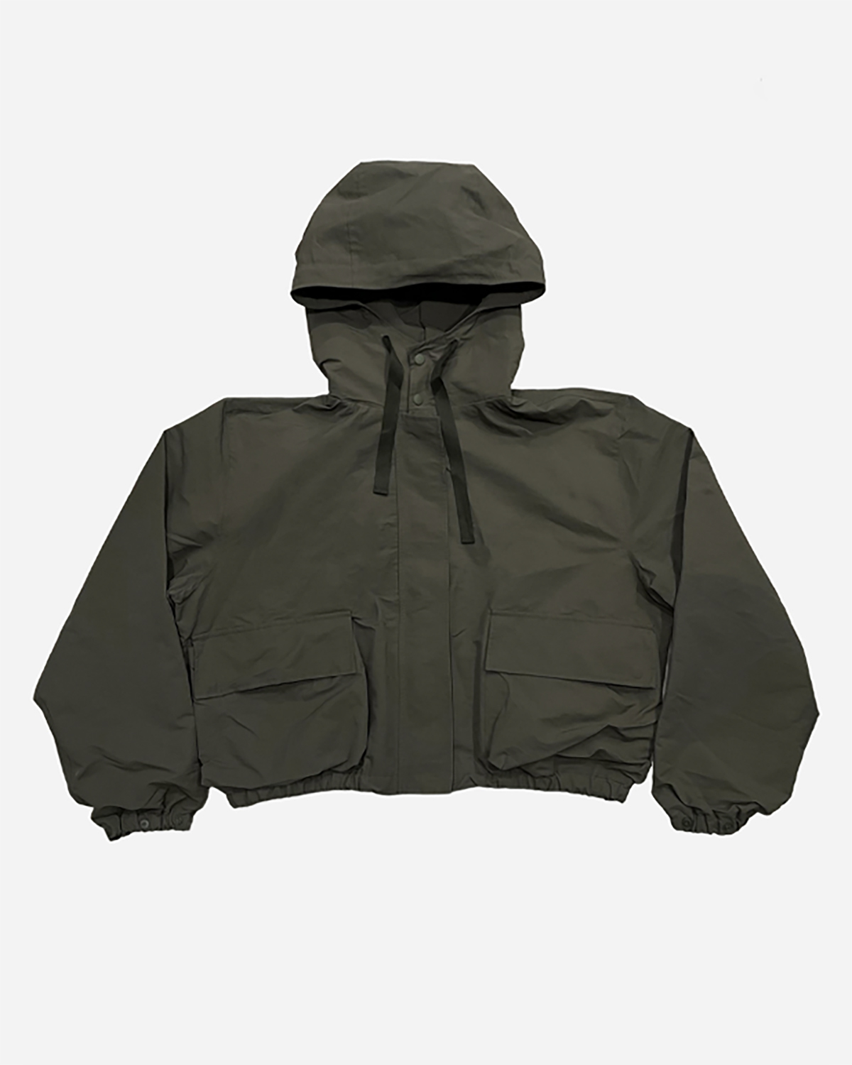 Hood big pocket crop jacket (3C)