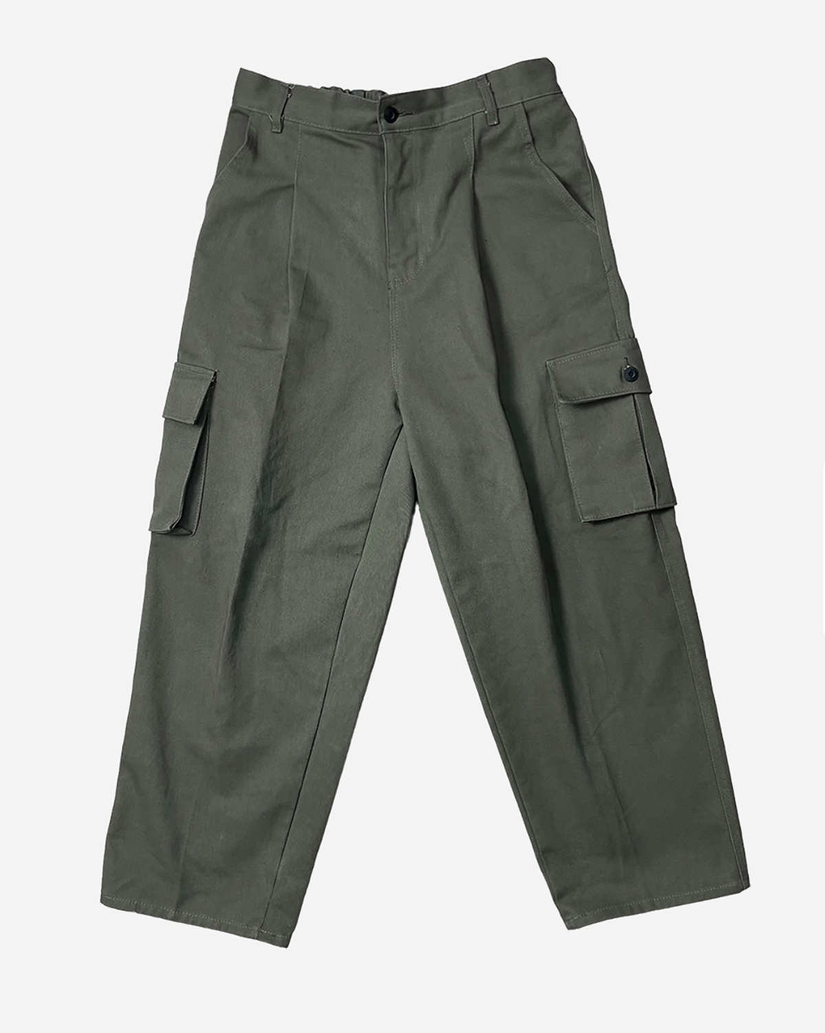 Raw cotton pocket cargo pants (2C)