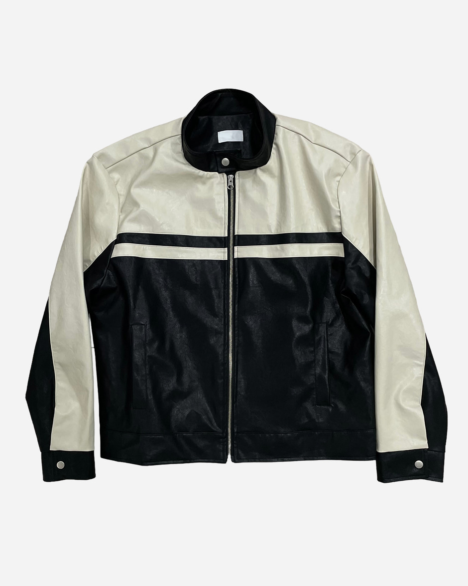 Color line 2way biker jacket (2C)