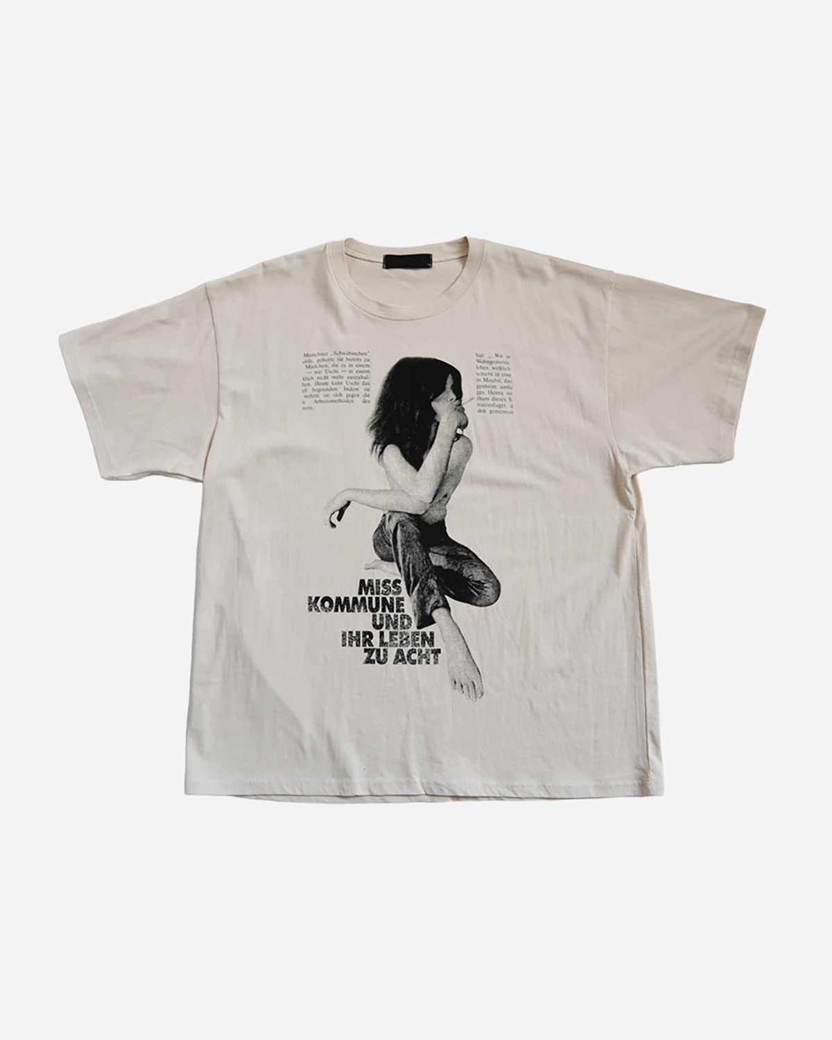 Retro girl over T-shirt (3C)