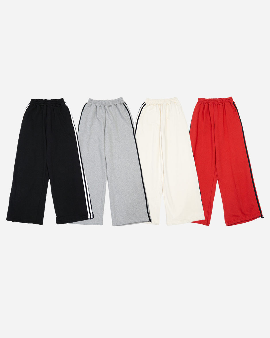 [SET] Side line string sweat pants (4C)