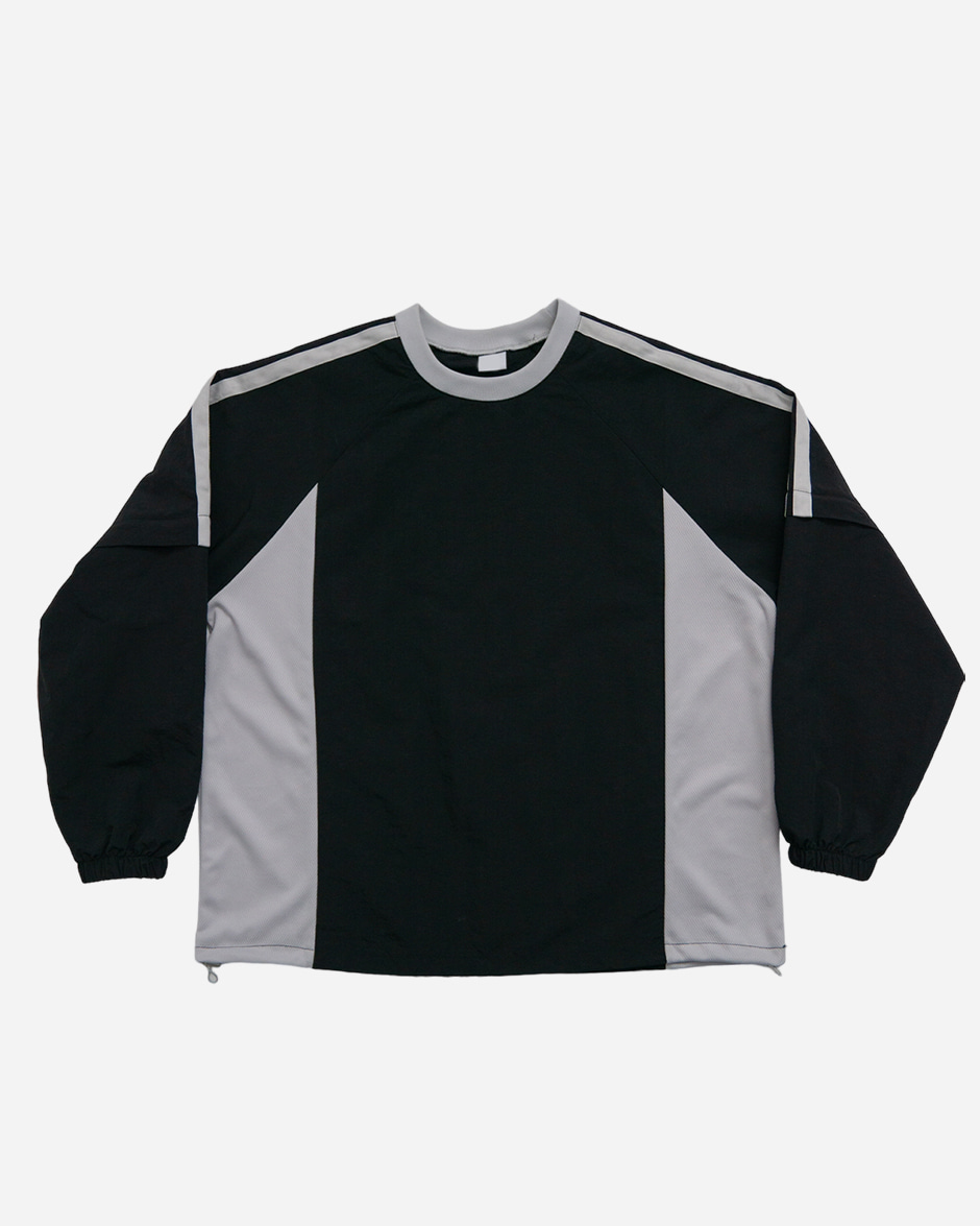 [SET] 2way zip line tech sweatshirt (2C)