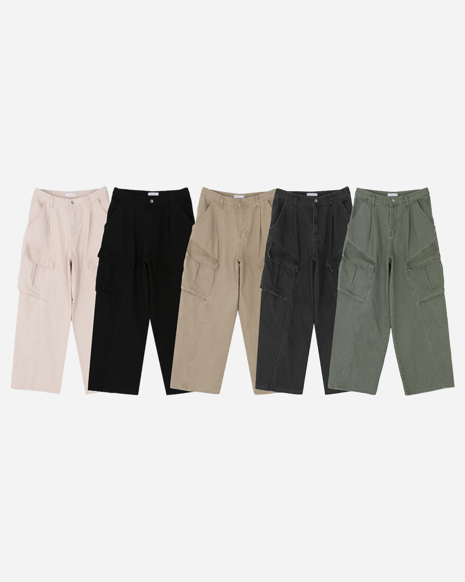 Slash pocket cargo pants (5C)